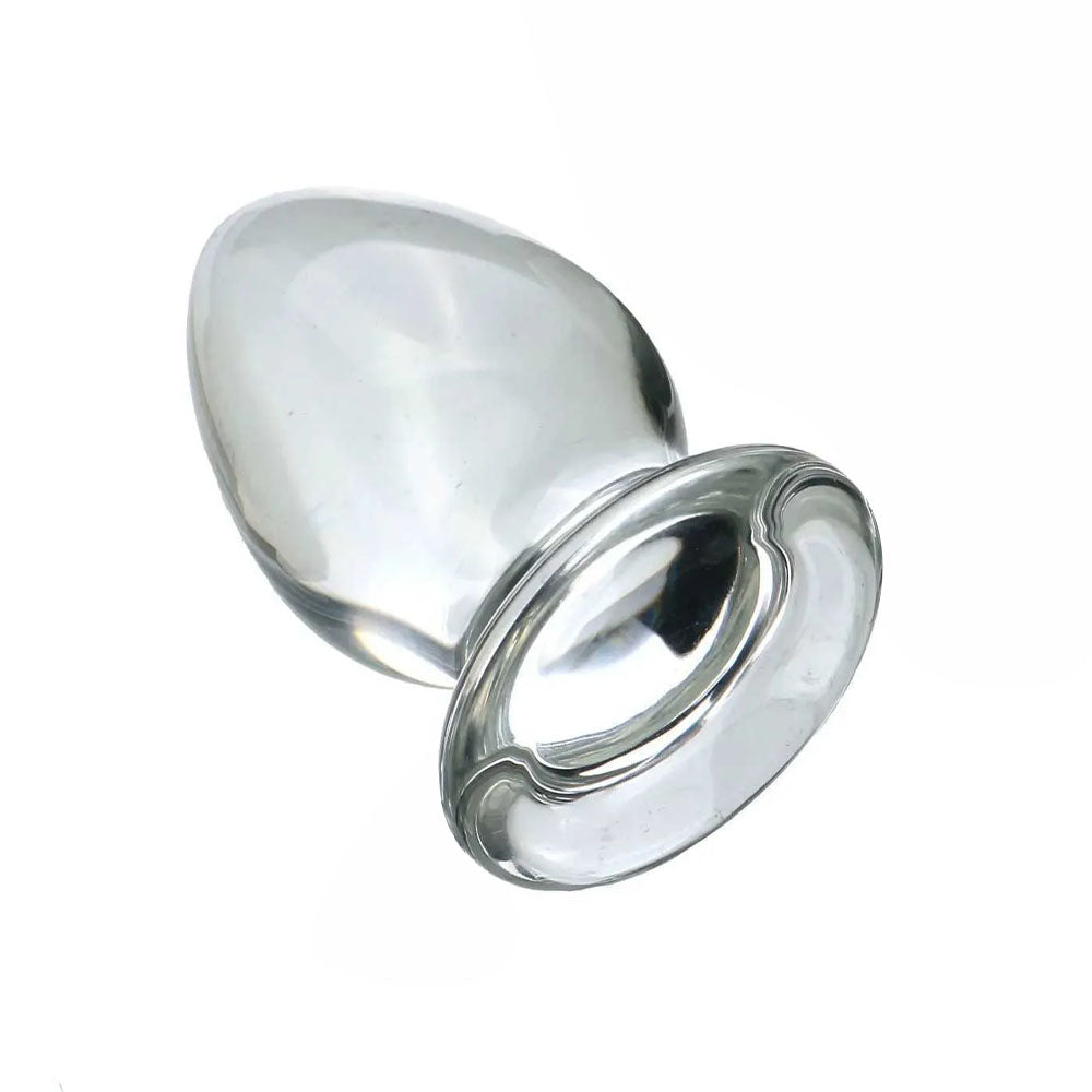 Giant Clear Anal Glass Toy