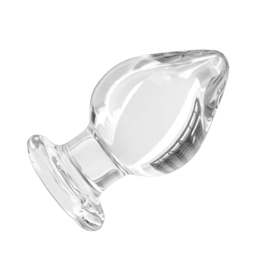 Giant Clear Anal Glass Toy