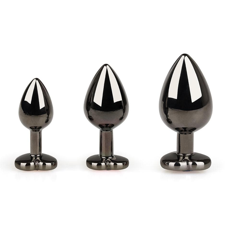 Black Steel Plug Set (3 Piece)