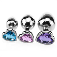 Candy Jeweled Butt Plug Set (3 Piece)