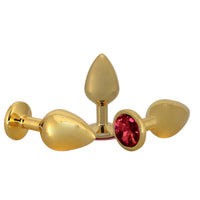 Small Golden Jeweled Butt Plug