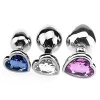 Candy Jeweled Butt Plug Set (3 Piece)