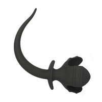 11" - 12" Black Silicone Dog Tail