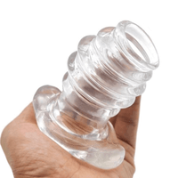 Ribbed Silicone Tunnel Plug