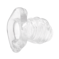 Ribbed Silicone Tunnel Plug