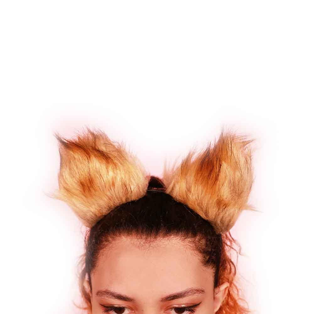 Brown Cat Ear Headband