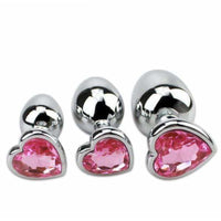 Candy Jeweled Butt Plug Set (3 Piece)