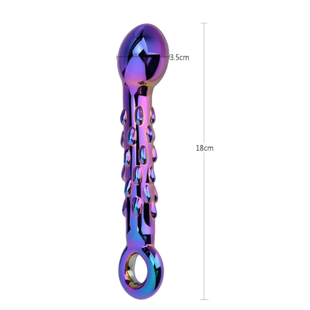 Neo-Chrome Glass Dildo