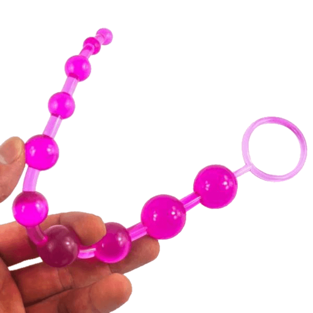 Long Silicone Anal Beads