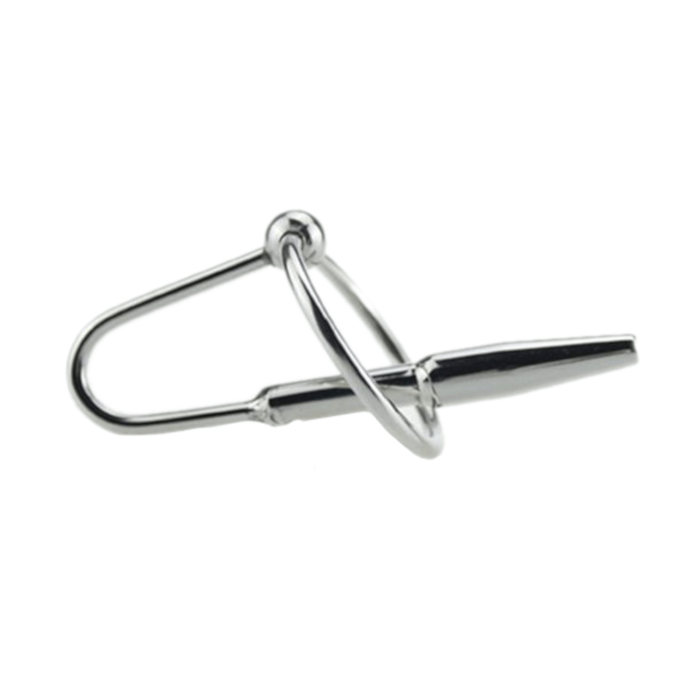 Cum Thru Urethral Plug with Cock Ring