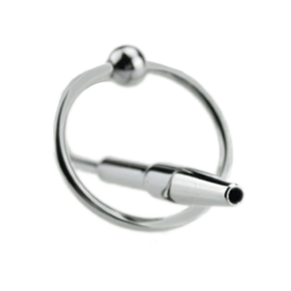 Cum Thru Urethral Plug with Cock Ring