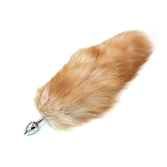 TEST 3 Fox Tail Plug, Light Brown 17"