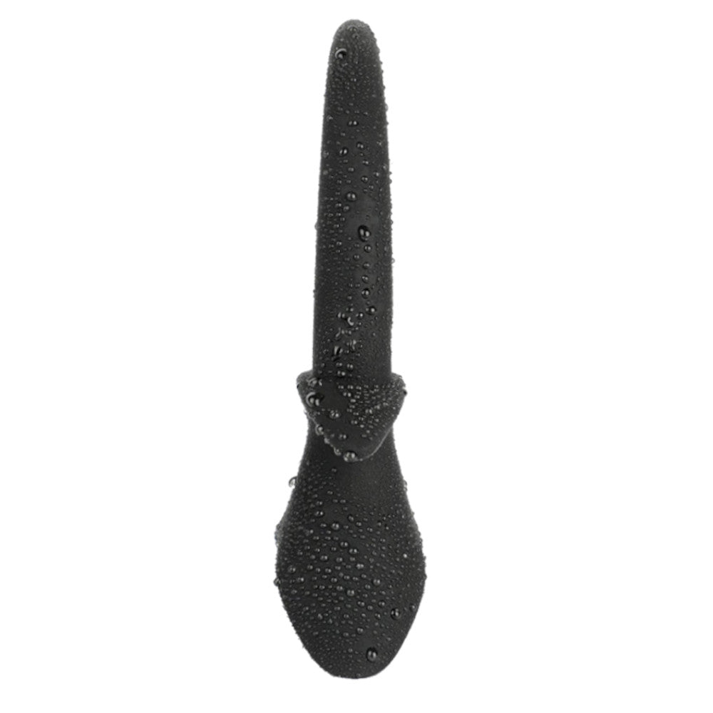 11" - 12" Black Silicone Dog Tail