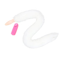 White Fox Plug Vibrator, 13"