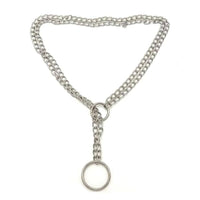 Twin Alloy Slave Chain Collar