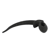 11" - 12" Black Silicone Dog Tail