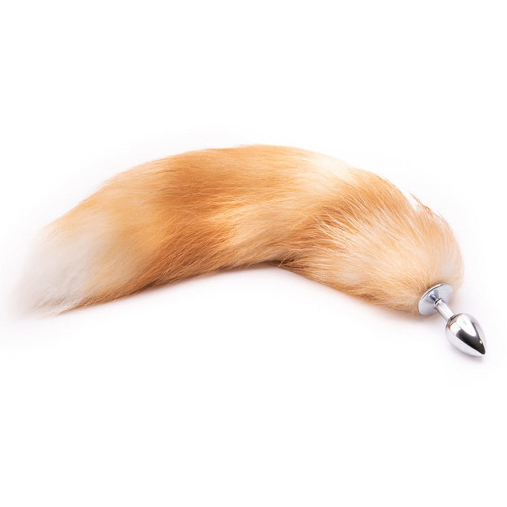 Orange Metal Cat Tail 16"