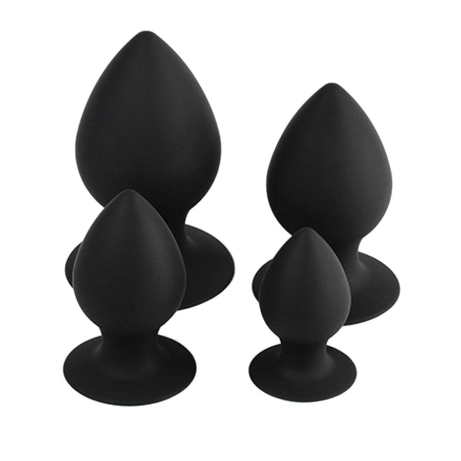 Silicone Butt Plug Training - 4 Sizes to choose from