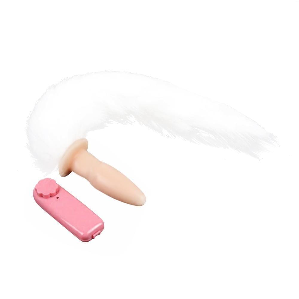 White Fox Plug Vibrator, 13"