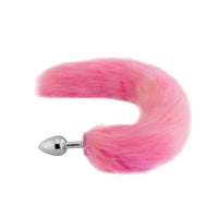 Plush Cat Tail Metal Plug 17"