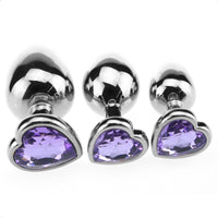 Candy Jeweled Butt Plug Set (3 Piece)