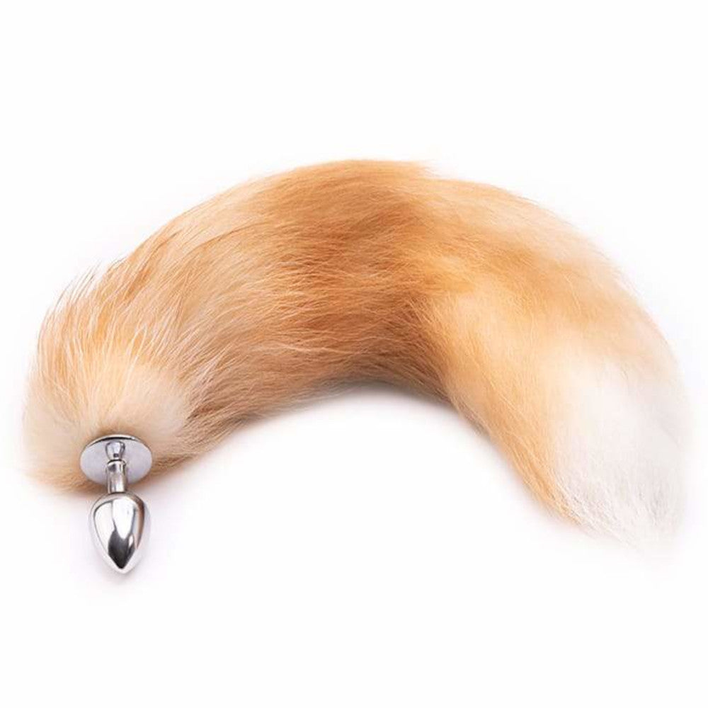 Orange Metal Cat Tail 16"