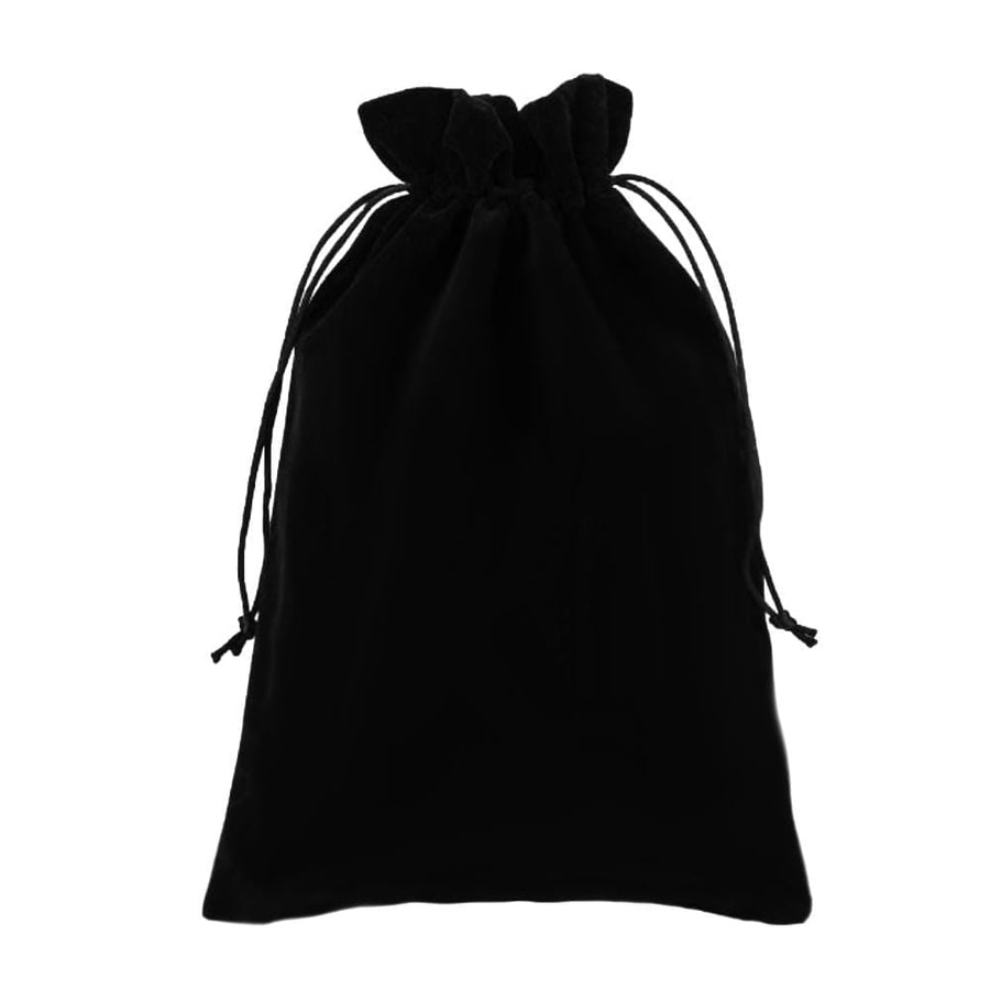 Black Velvet Toy Storage Bag