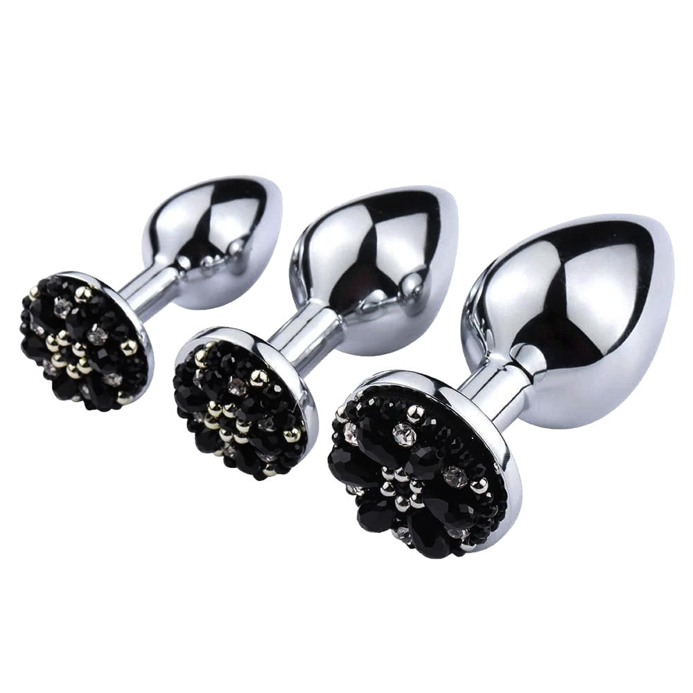 Rhinestone Plug Set (3 Piece)