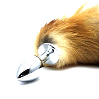 Brown Cat Tail Plug 16"