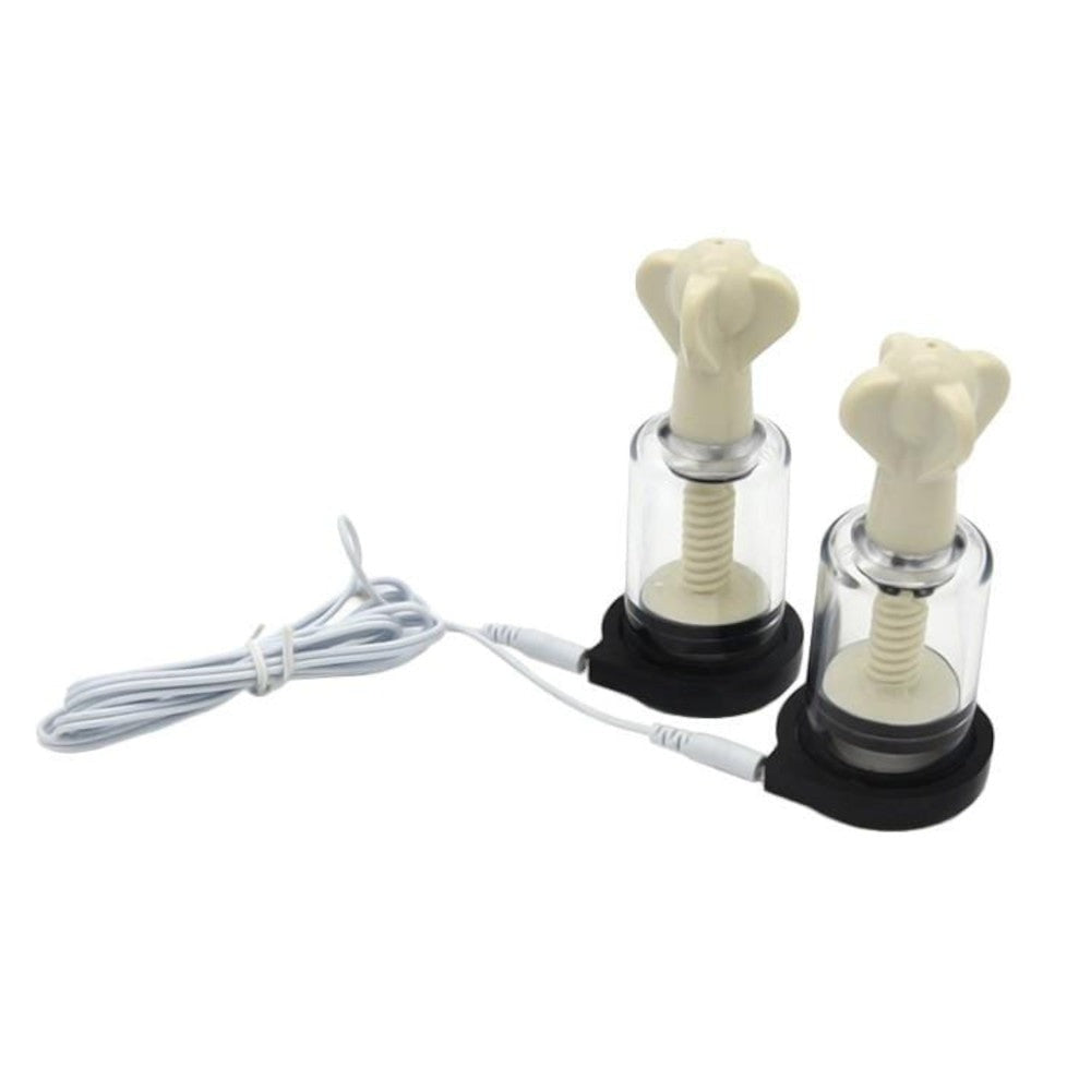 Electro Stimulating Nipple Pump Set (2 Piece)