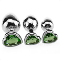 Candy Jeweled Butt Plug Set (3 Piece)