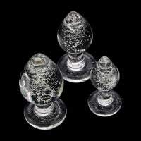 Glow in the Dark Glass Plug Set (3 Piece)