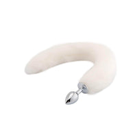 White Cat Tail Plug 16"