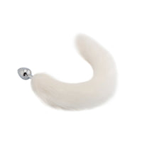 Furry Cat Tail With Stainless Steel Plug