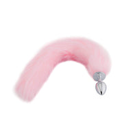 Pink Fox Tail With Plugging Tip