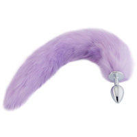 Plush Cat Tail Metal Plug 17"