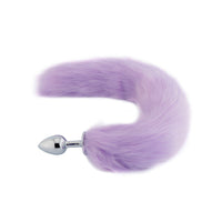 Purple Cat Tail Accessory With Plug Tip