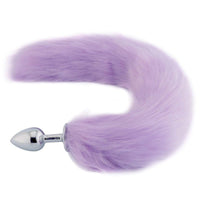 Plush Cat Tail Metal Plug 17"