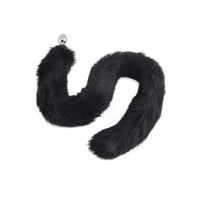 Black Fox Tail With Plugging Tip