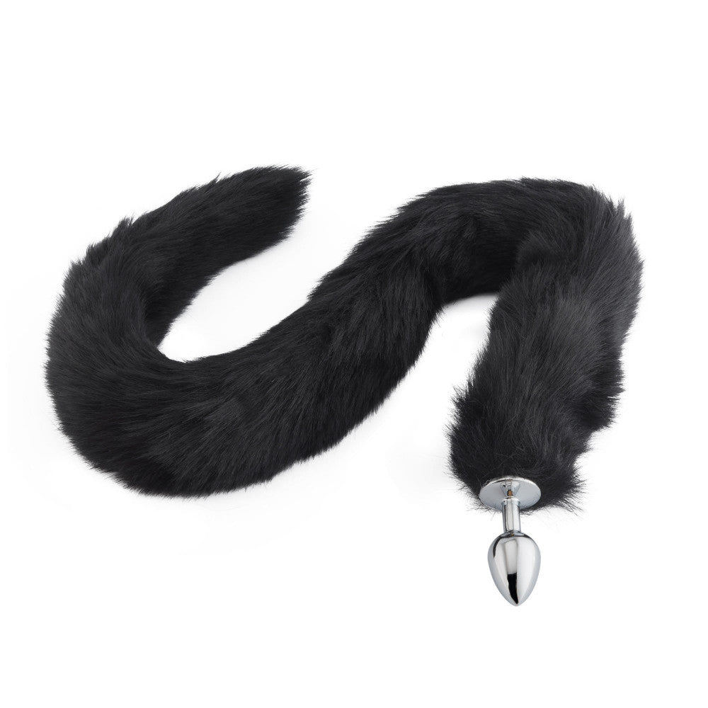 Black Fox Tail With Plugging Tip