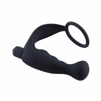 Ribbed Prostate Massager with Ring