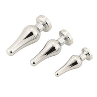 Tapered Steel Jeweled Plug Set (3 Piece)