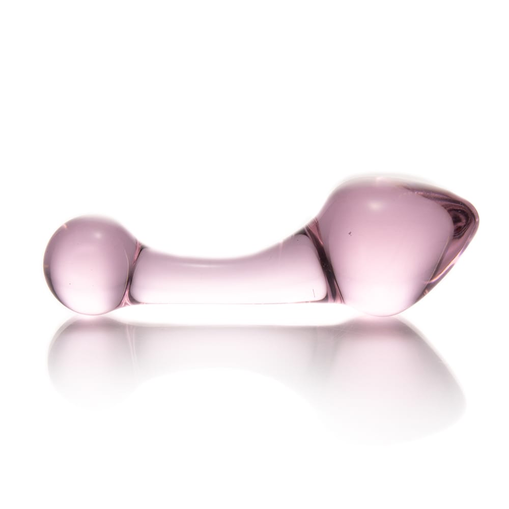 Pink Crystal Glass Plug Series