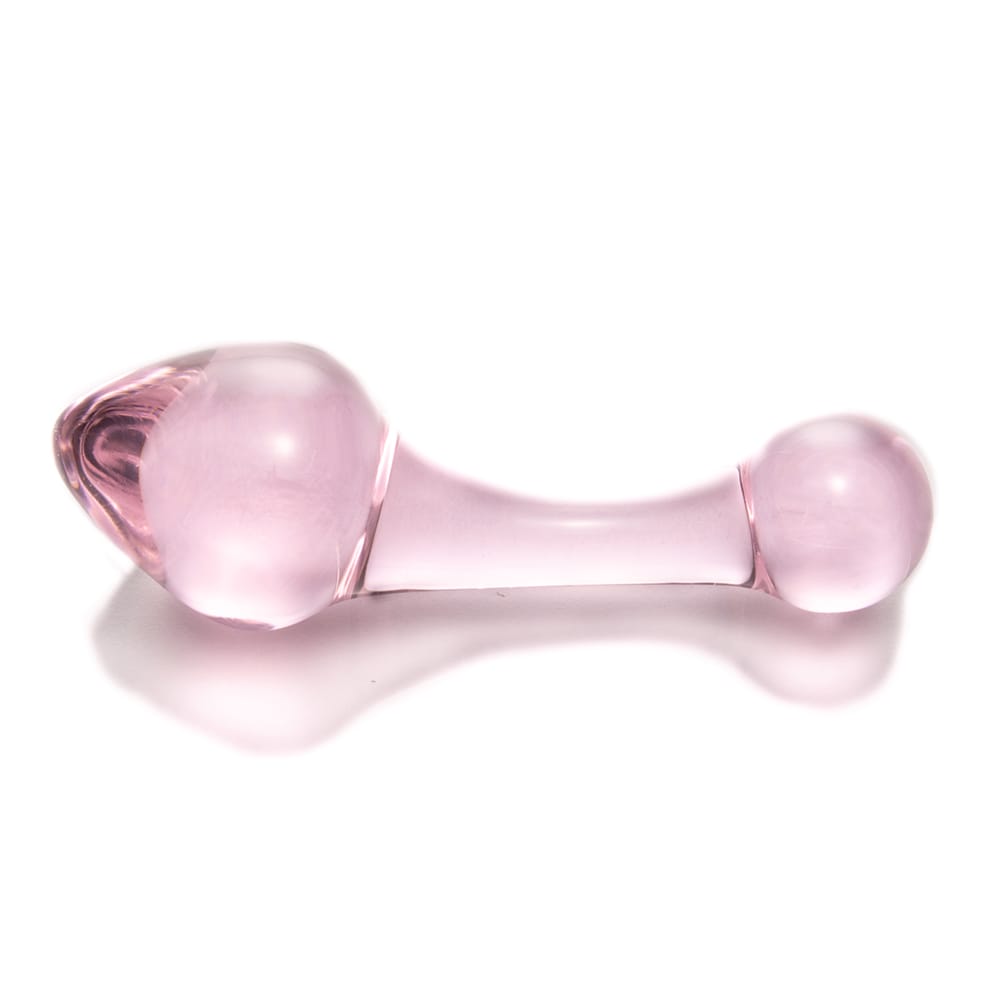 Pink Crystal Glass Plug Series