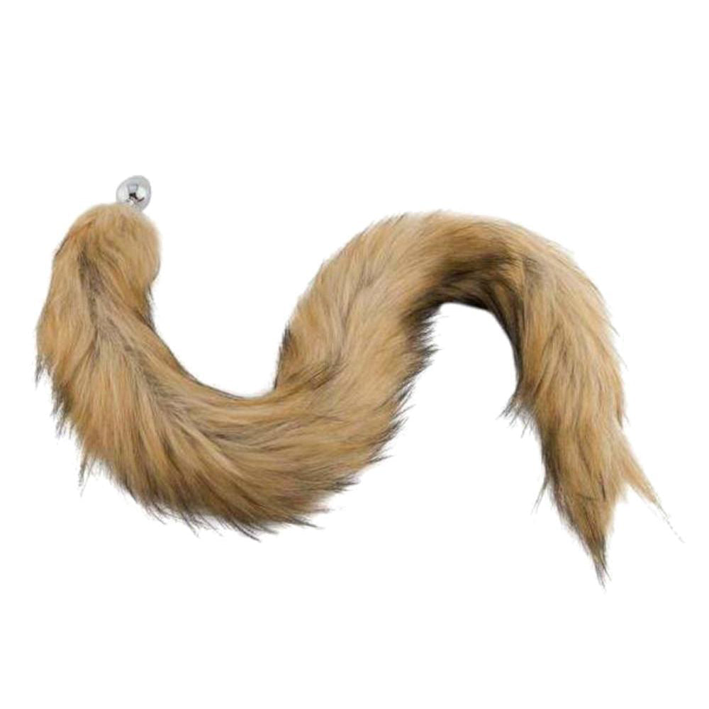 Brown Cat Tail Plug 32"