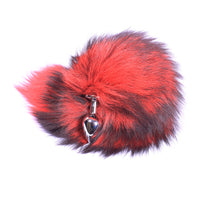 Red with Black Cat Tail Plug, 16"