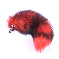 Red with Black Cat Tail, 16"