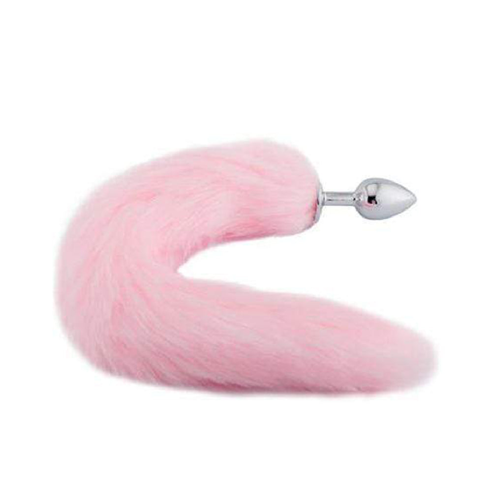 Pink Wolf Tail 16"