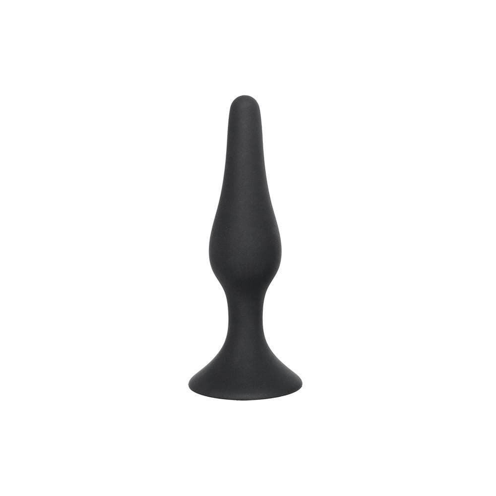 4 Sizes Available Black Silicone Butt Plug