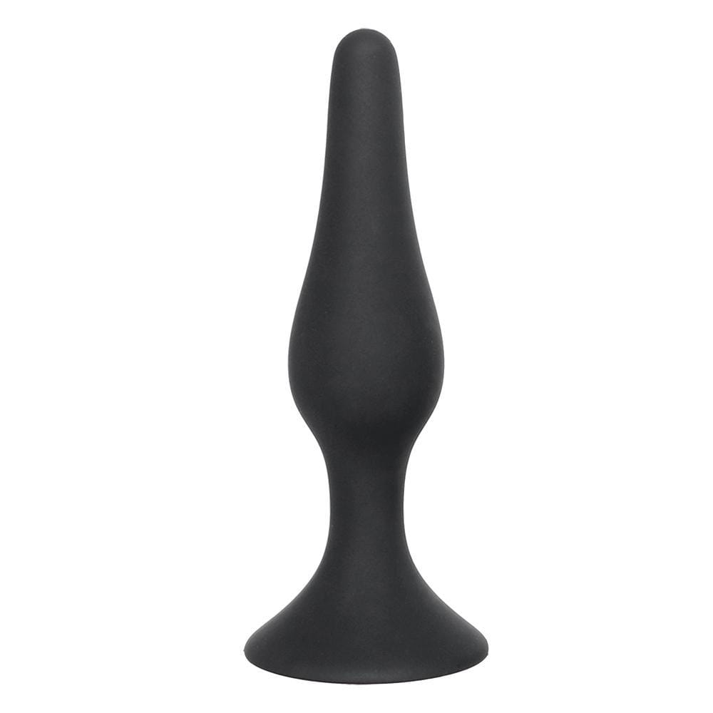 4 Sizes Available Black Silicone Butt Plug